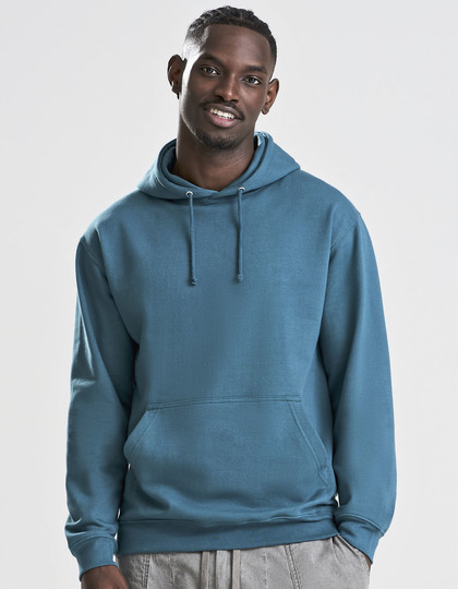 College Hoodie  Heather Grey Model