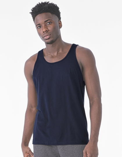 Unisex Jersey Tank Top Red Model