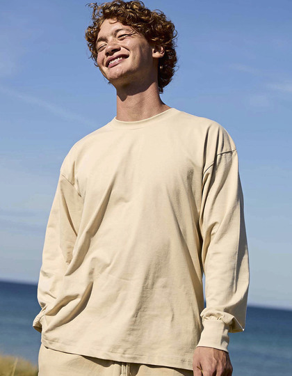 Longsleeve – Oversize Fit Bottle Green Model